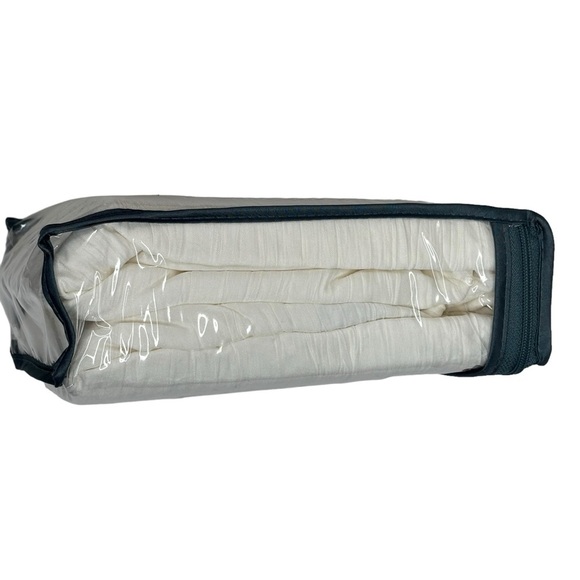 Loft by Candice Olson Ivory Cream King Bed Skirt Style In The Grove Retail $120 - Picture 5 of 7